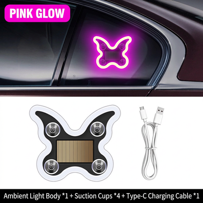 🦋Solar-powered LED eco-friendly wireless car interior decorative lights