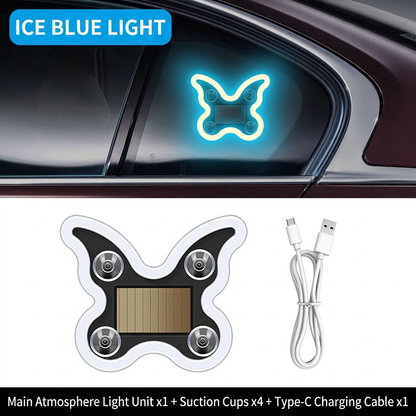 🦋Solar-powered LED eco-friendly wireless car interior decorative lights